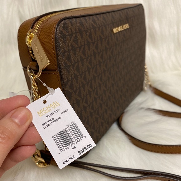 MK LARGE JET SET TRAVEL CROSSBODY - Picture 5 of 8